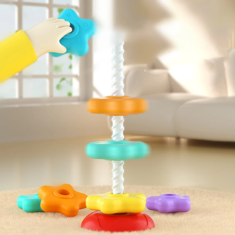 צעצוע ערימה בצבעי הקשת