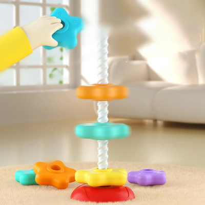 צעצוע ערימה בצבעי הקשת